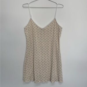 Floral Lace-Trim 100% Organic Cotton Mini Dress by Cou Cou